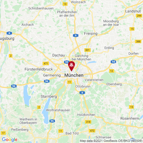 Google Map of REHE Service GmbH, Theo-Prosel-Weg 7, 80797 Mü;nchen